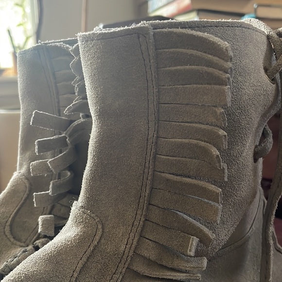 Leather J.Crew Ankle Moccasins - Picture 7 of 7